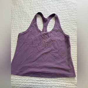 Women's Lulu Lemon Deep Lilac Cropped Racerback Tank Top
